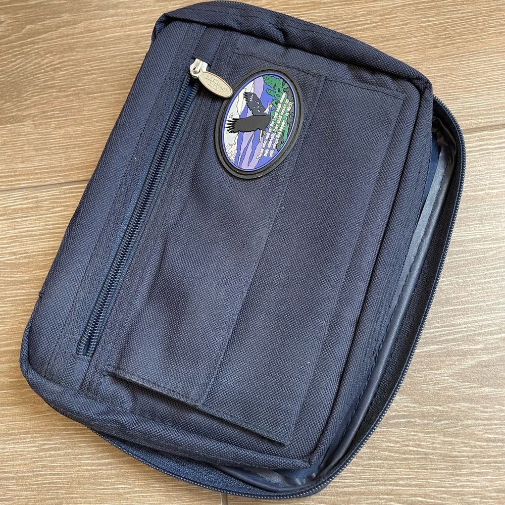 Bible Book Cover - Navy Blue